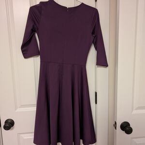 Elegant Purple Women's Dress